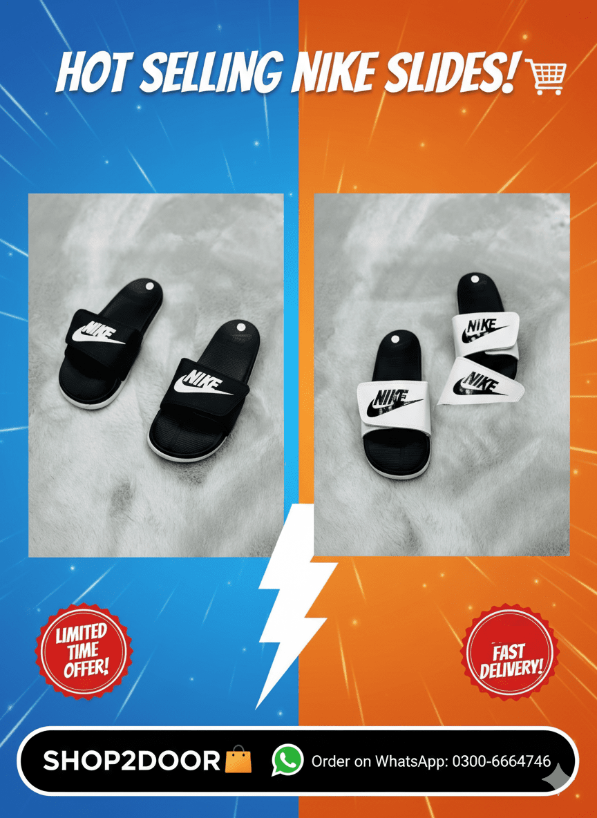 Nike Premium Slide Slipper In PAkistan by Shop2door Store