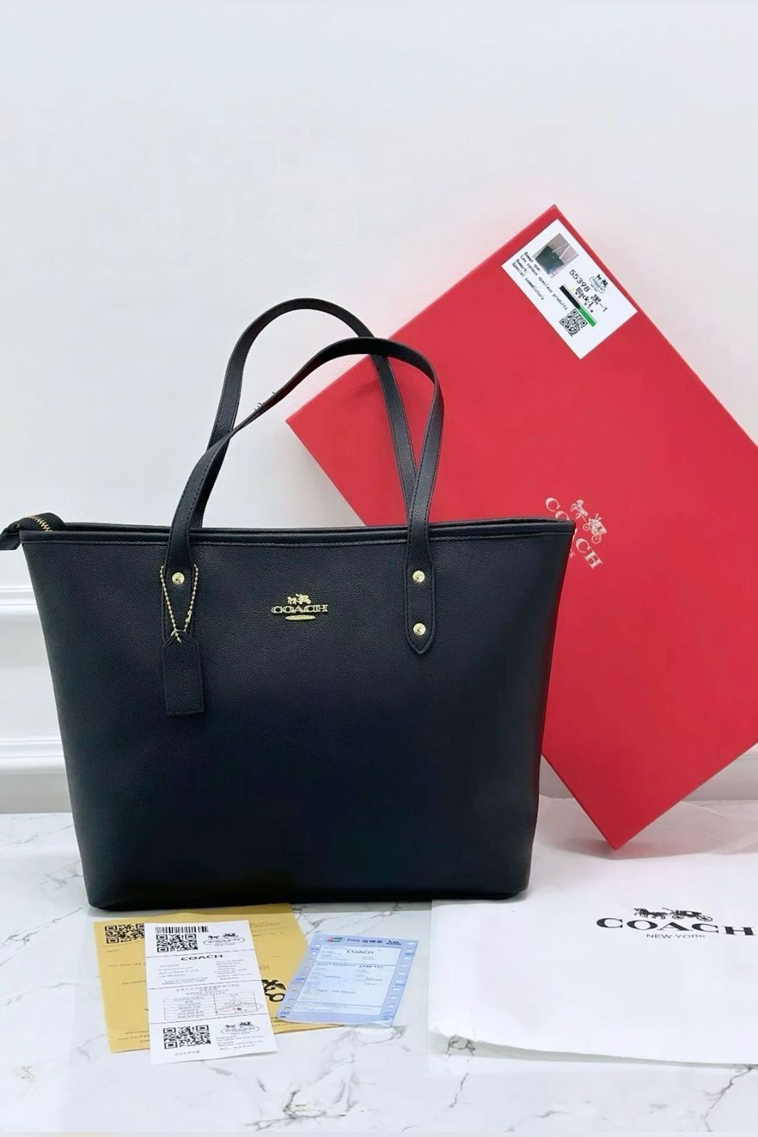 Coach Master Quality Tote Bag with Dust Bag & Box
