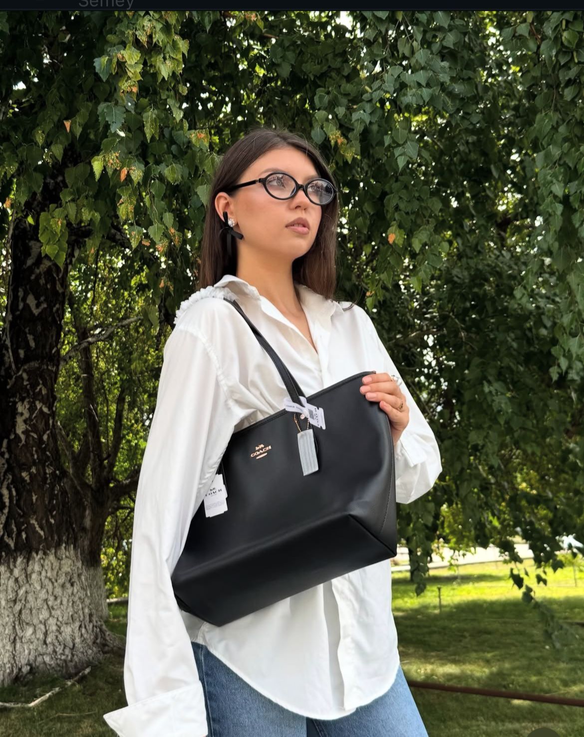 Coach Master Quality Tote Bag with Dust Bag & Box