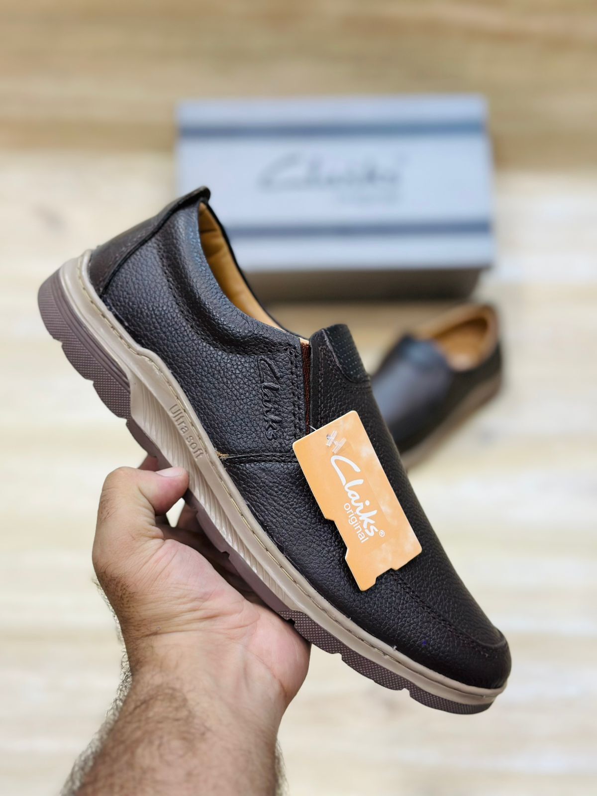 Clark Cow Leather Shoes Medicated Shoes for Men in Pakistan