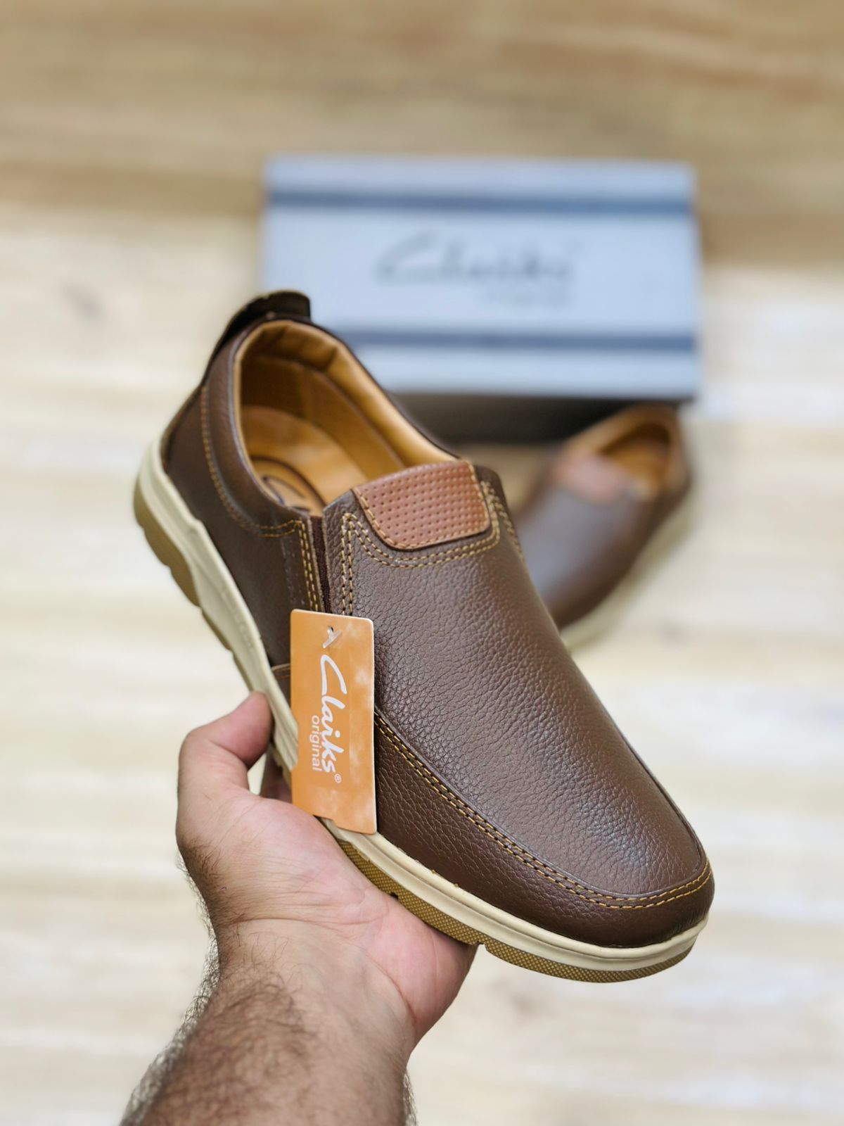 Clark Cow Leather Shoes Medicated Shoes for Men in Pakistan