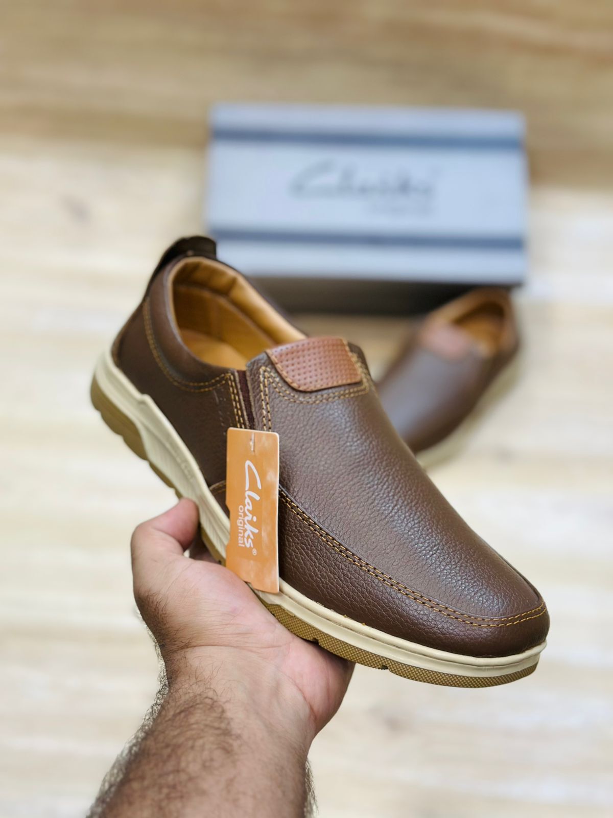 Clark Cow Leather Shoes Medicated Shoes for Men in Pakistan