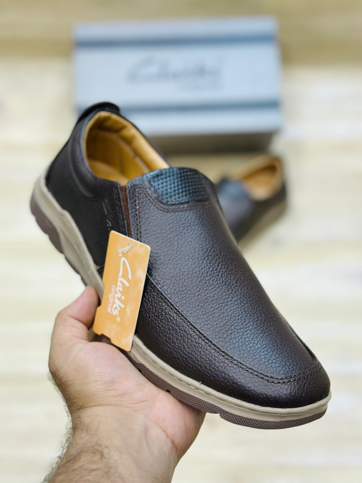 Clark Cow Leather Shoes Medicated Shoes for Men in Pakistan