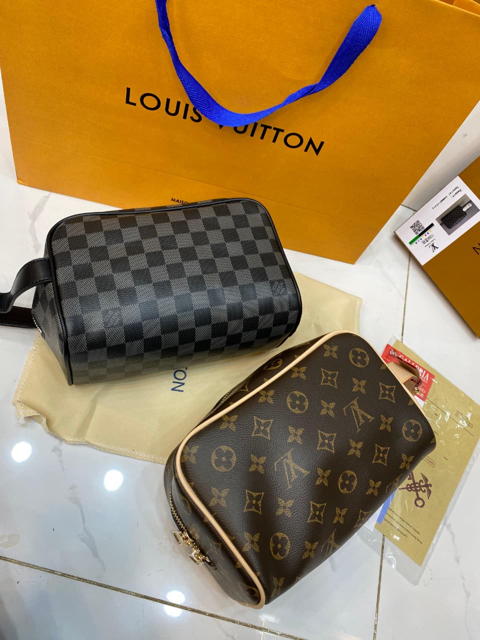 Louis Vuitton Dopp Kit monogram pouch