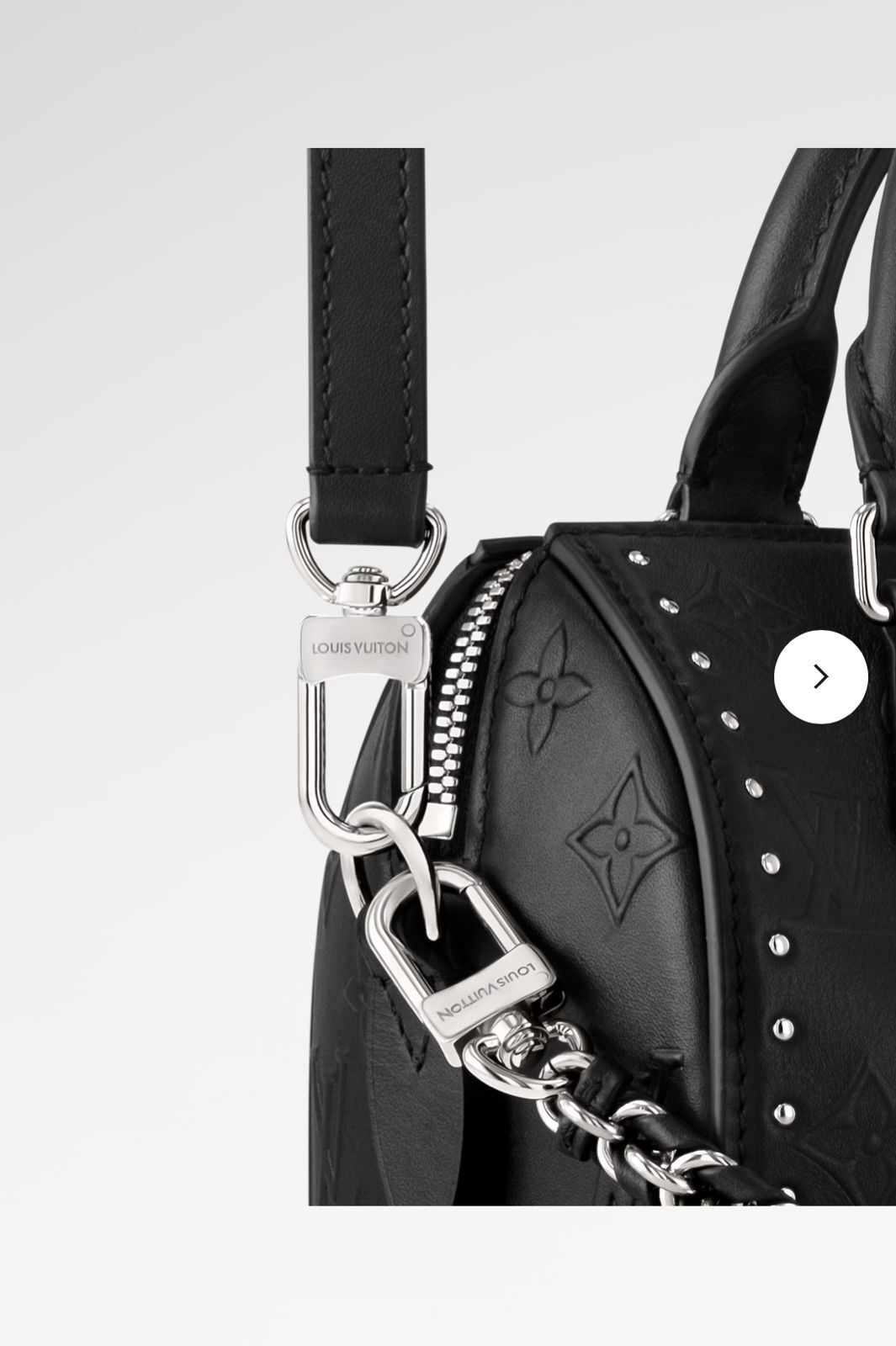 LOUIS VUITTON Speedy Trunk 20 Handbag in Black