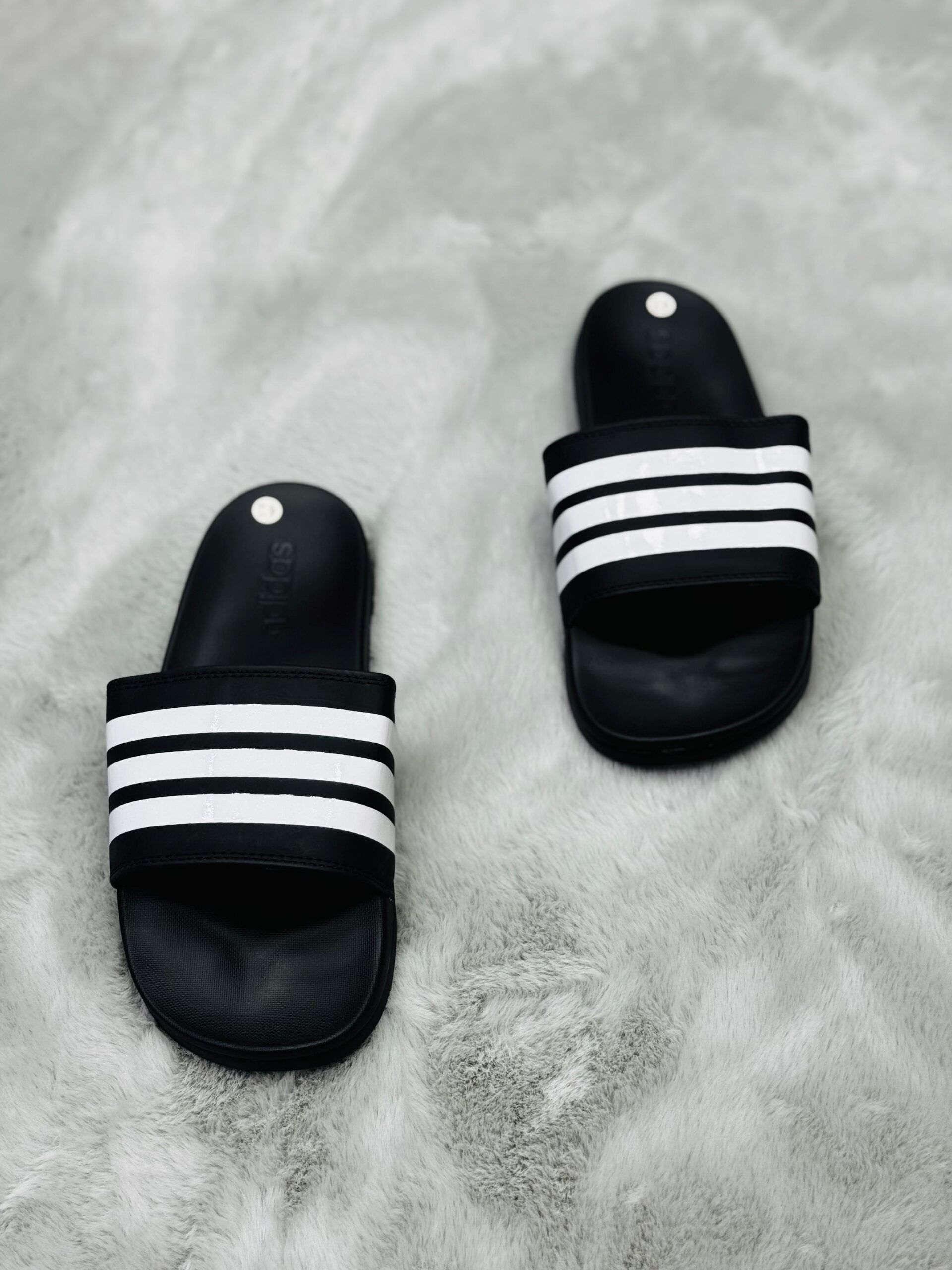 Adidas 3 Stripes Slides Master Copy in Pakistan – Premium Slipper Chappal for Men