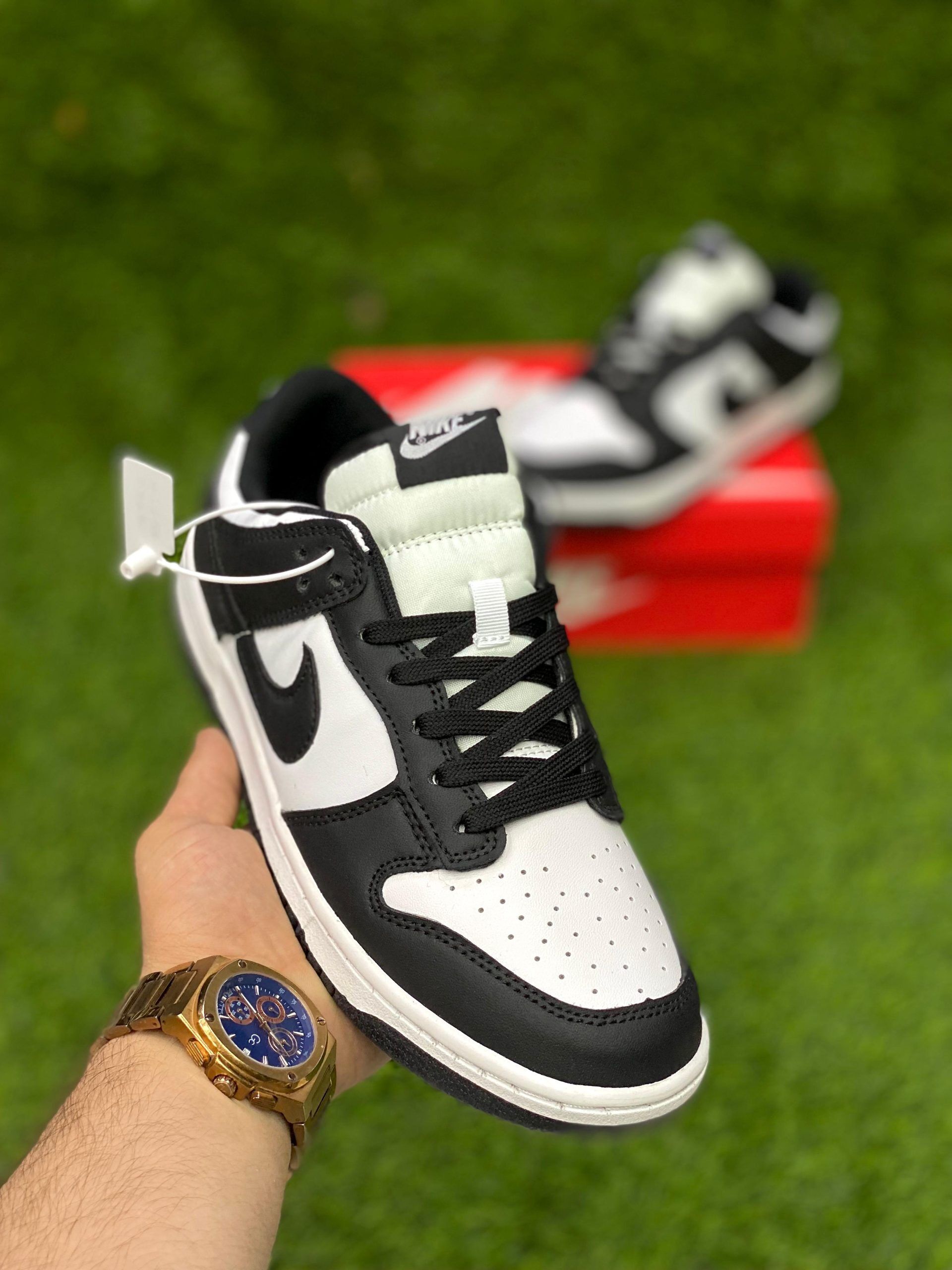 Nike SB Dunk Panda Low Karachi, Premium Sneakers Pakistan, Nike Shoes Karachi, Shop2Door Nike SB Dunk, Panda Low Sneakers Pakistan, Stylish Footwear Karachi.