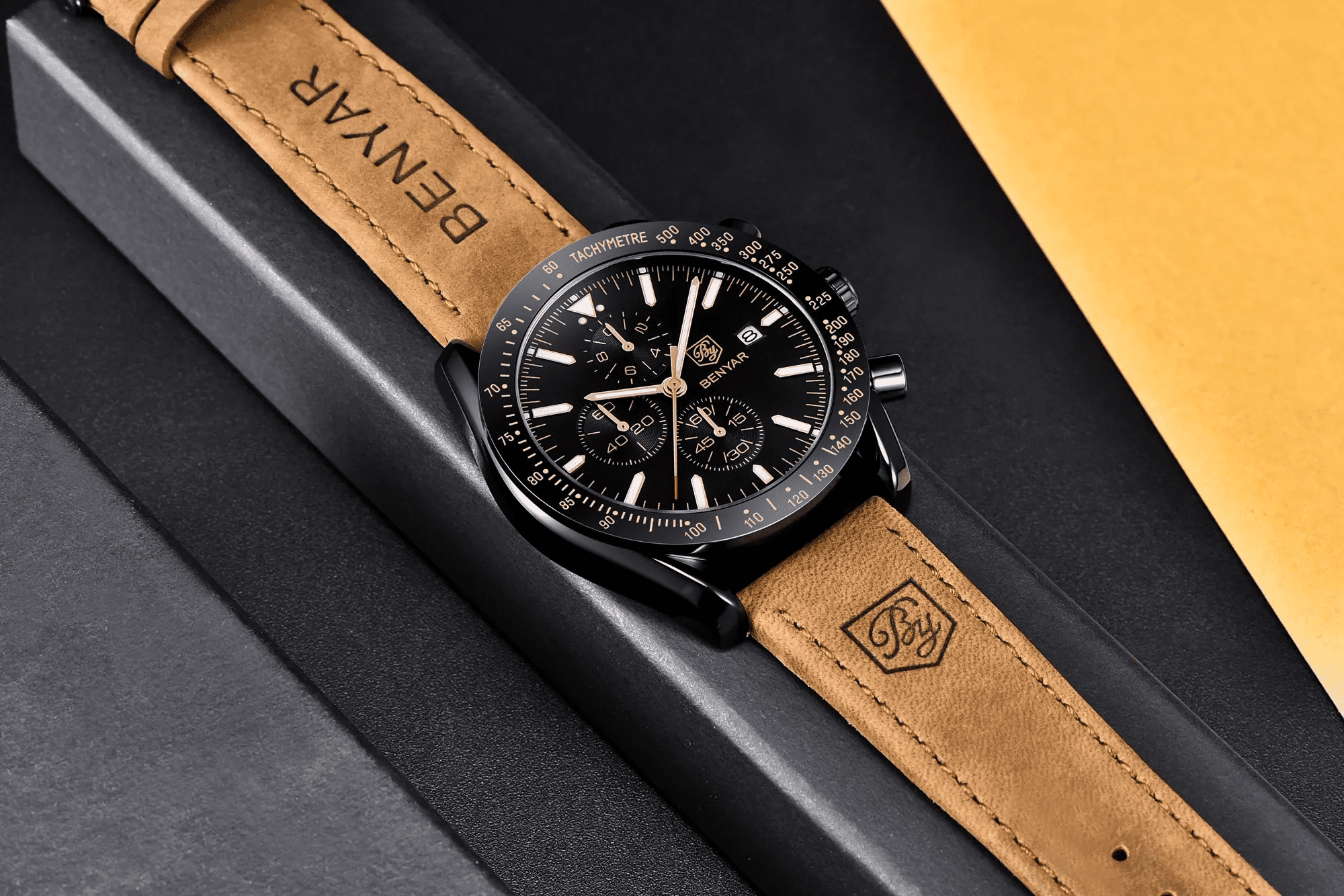 Benyar Grand Master Chronograph Edition Watch for Men | Luxury Sports Chronograph Watch