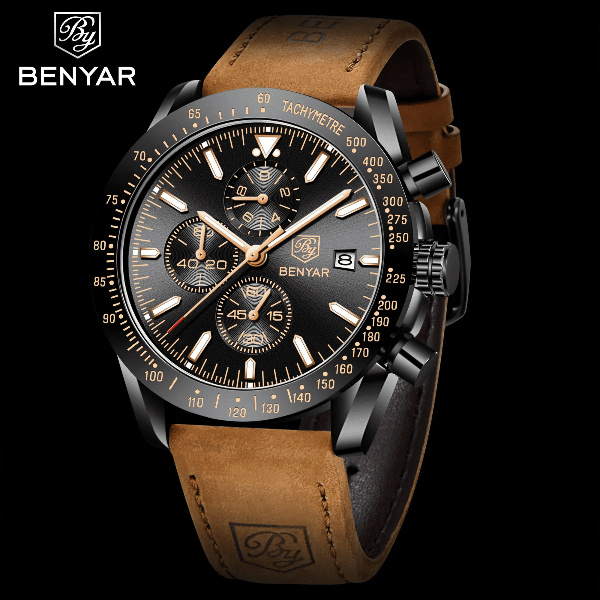 Benyar Grand Master Chronograph Edition Watch for Men | Luxury Sports Chronograph Watch