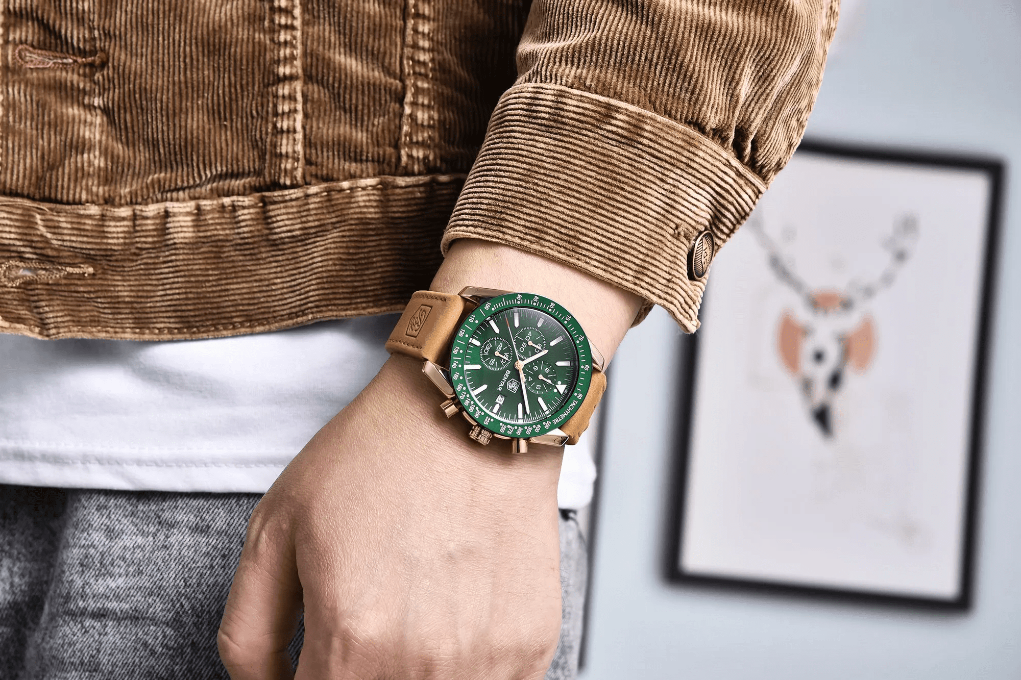 Benyar Grand Master Chronograph Edition Watch for Men | Luxury Sports Chronograph Watch