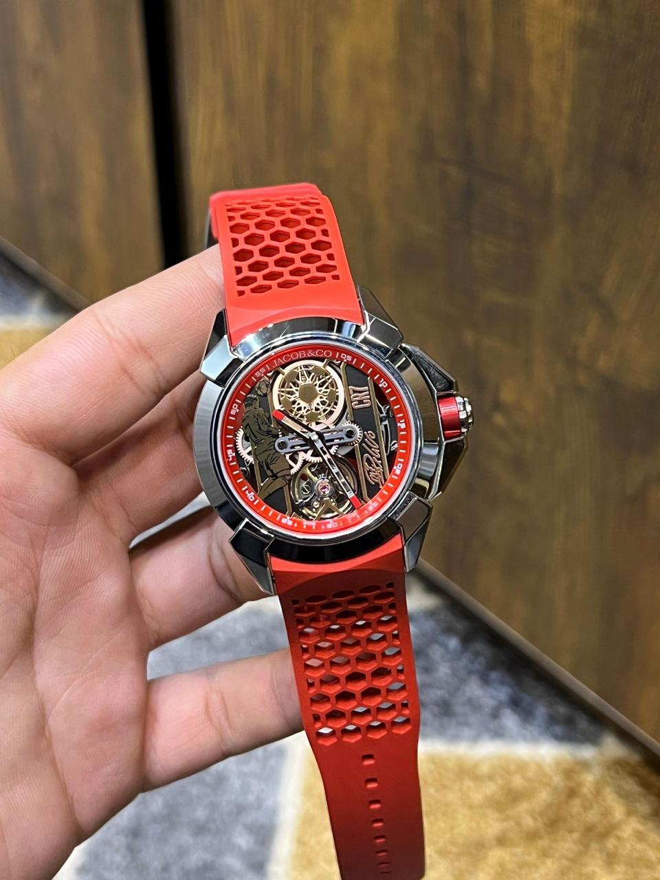 Shop CR7 Replica Watch by Jacob & Co in Pakistan. Premium Cristiano Ronaldo inspired watch, master copy edition, with bold design & luxury packaging.