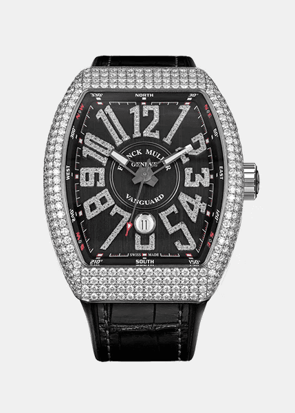 Franck Muller V45 SC DT Replica – Vanguard Diamond Bezel Watch