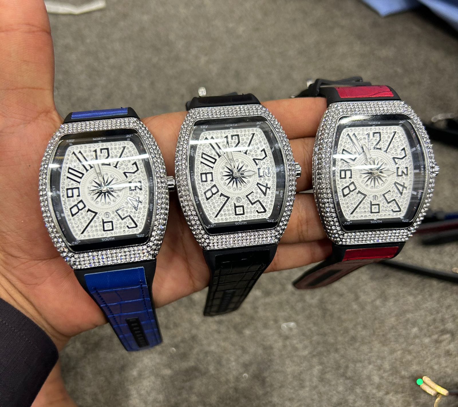 Franck Muller-Inspired Square Diamond Style Watch – For Gents | Master Quality