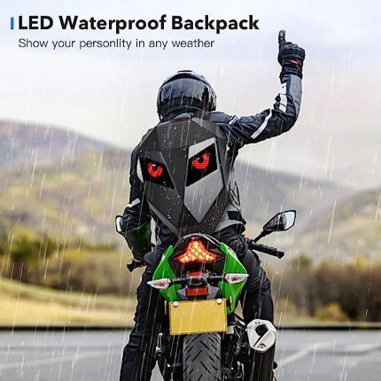 Special Bike Rider LED Backpack – Digital Display, App-Controlled | Shop2Door Pakistan