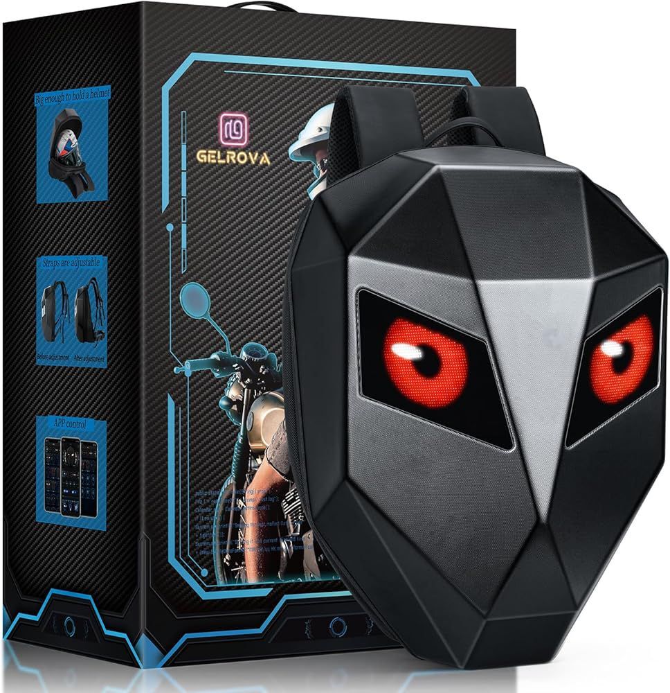 Special Bike Rider LED Backpack – Digital Display, App-Controlled | Shop2Door Pakistan