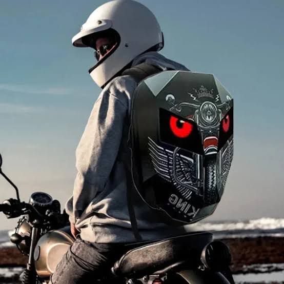 Special Bike Rider LED Backpack – Digital Display, App-Controlled | Shop2Door Pakistan