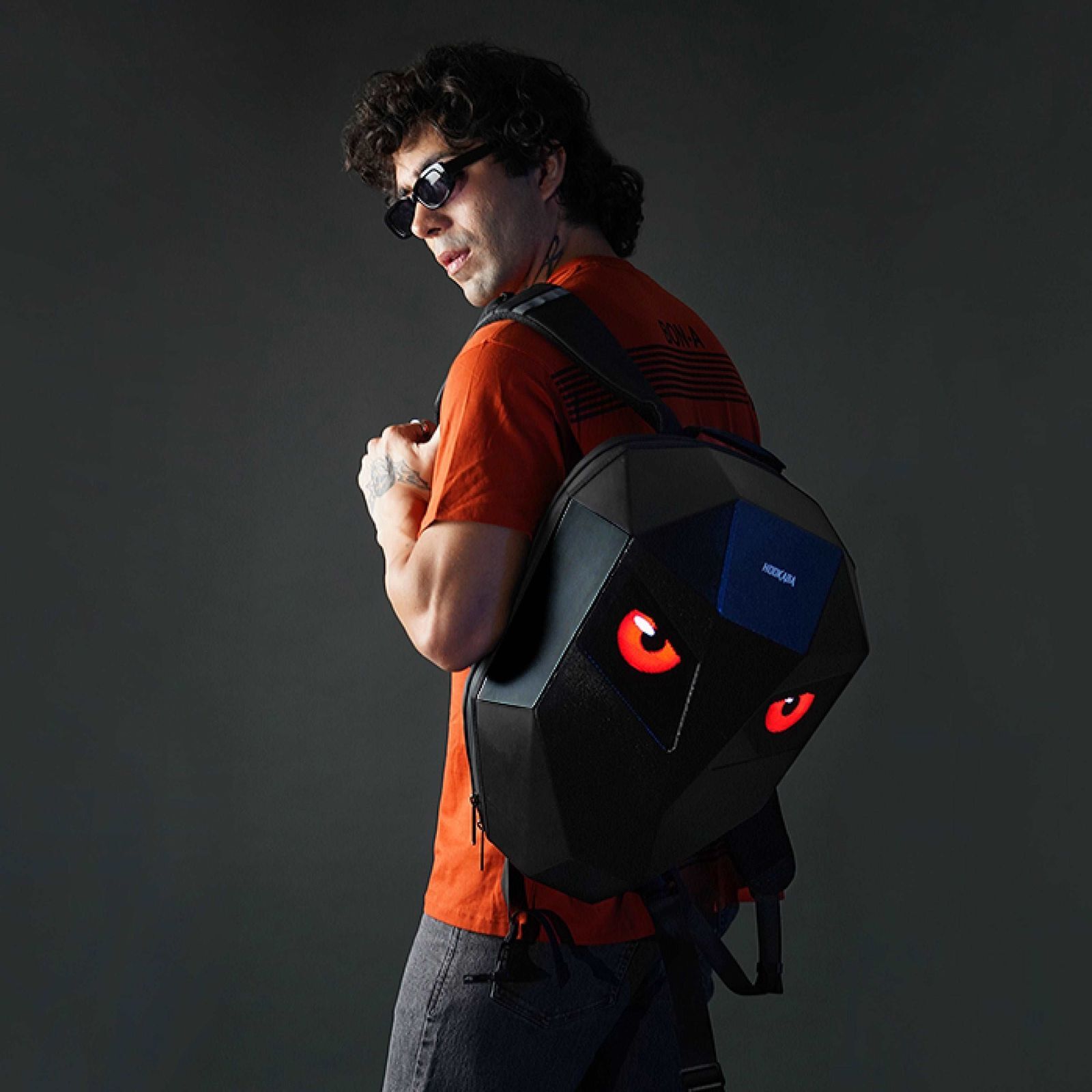 Special Bike Rider LED Backpack – Digital Display, App-Controlled | Shop2Door Pakistan
