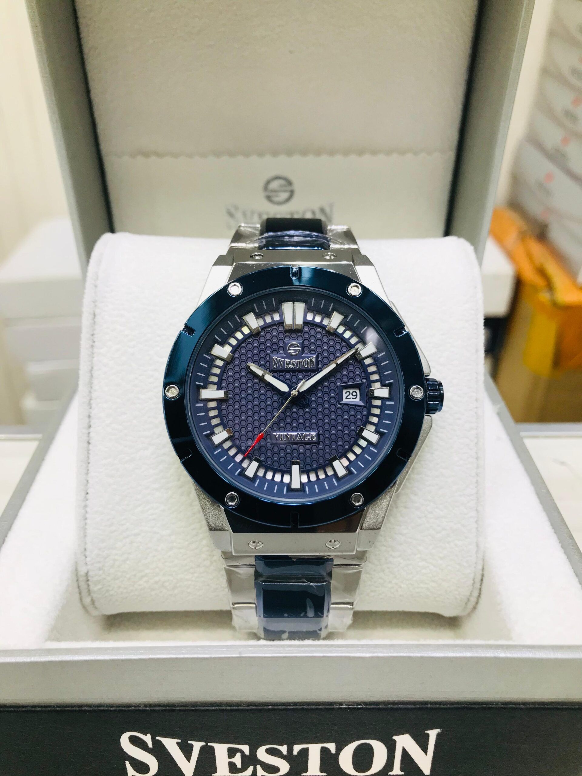 Sveston SV-9328 stainless steel watch for men by Shop2Door Store.