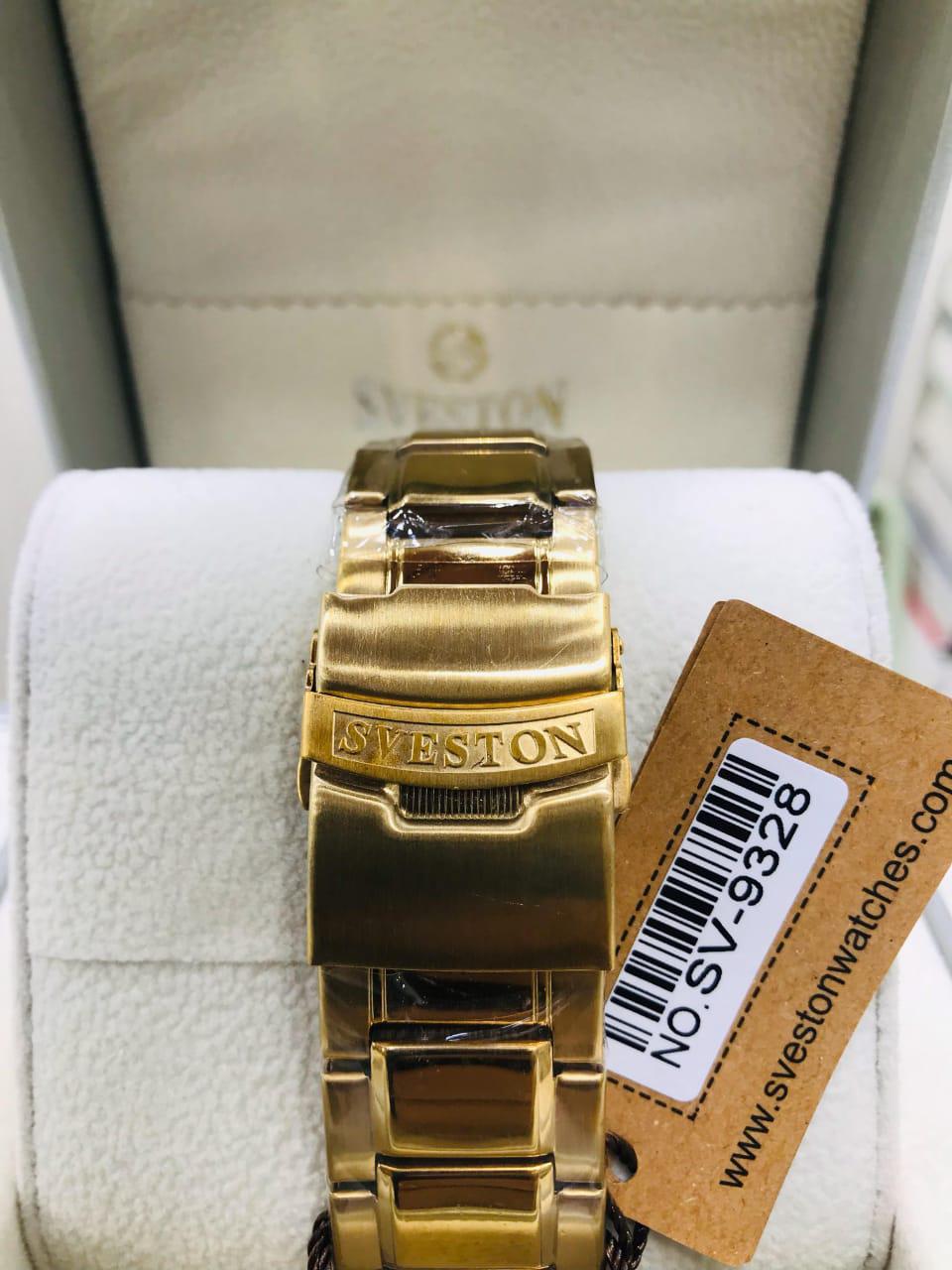 Sveston SV-9328 stainless steel watch for men by Shop2Door Store.