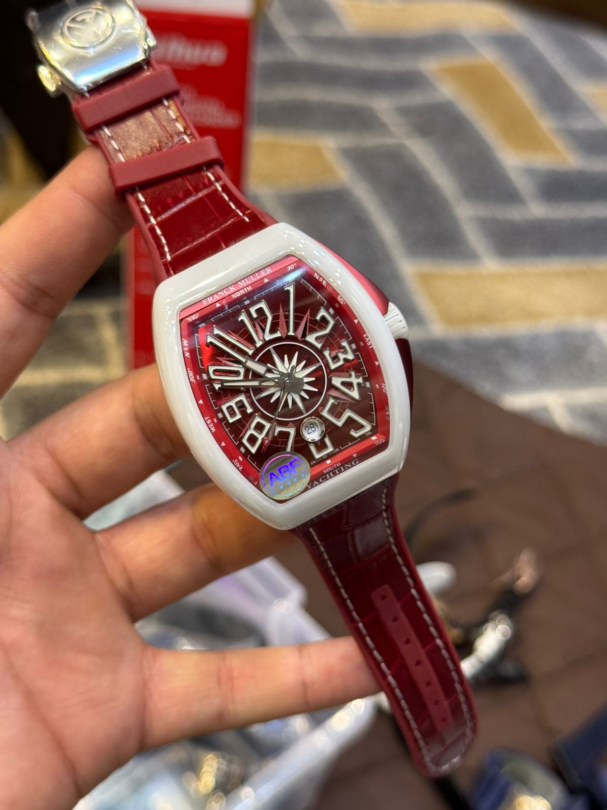Franck Muller Replica Watch | 1:1 Master Copy Automatic Watch in Pakistan | Sapphire Glass & Carbon Body by Shop2Door store