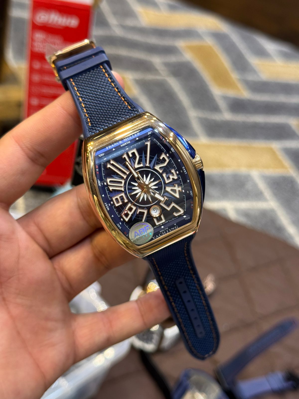 Franck Muller Replica Watch | 1:1 Master Copy Automatic Watch in Pakistan | Sapphire Glass & Carbon Body by Shop2Door store