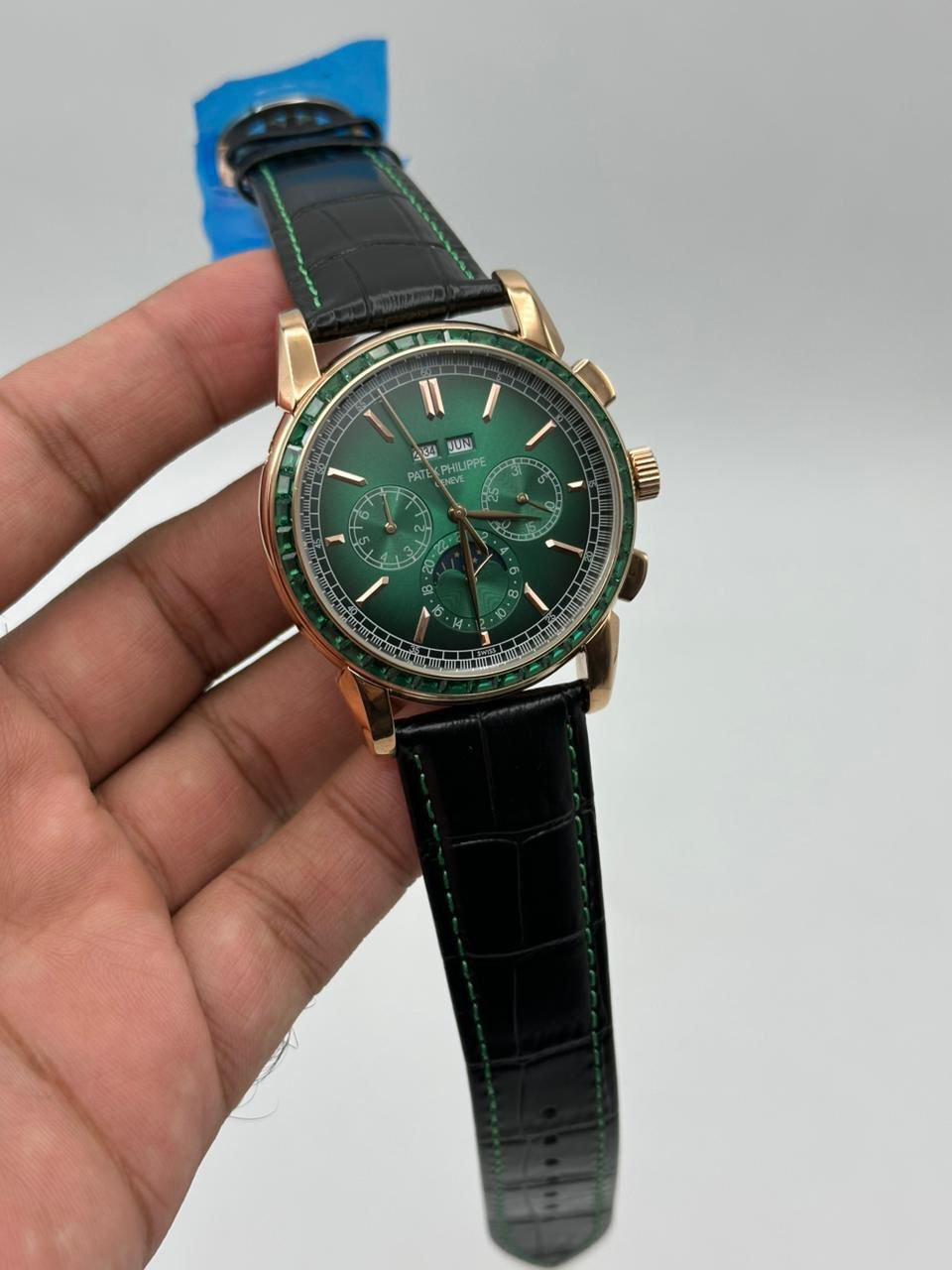 Patek Philippe Master Copy Auto Stone Watch Pakistan