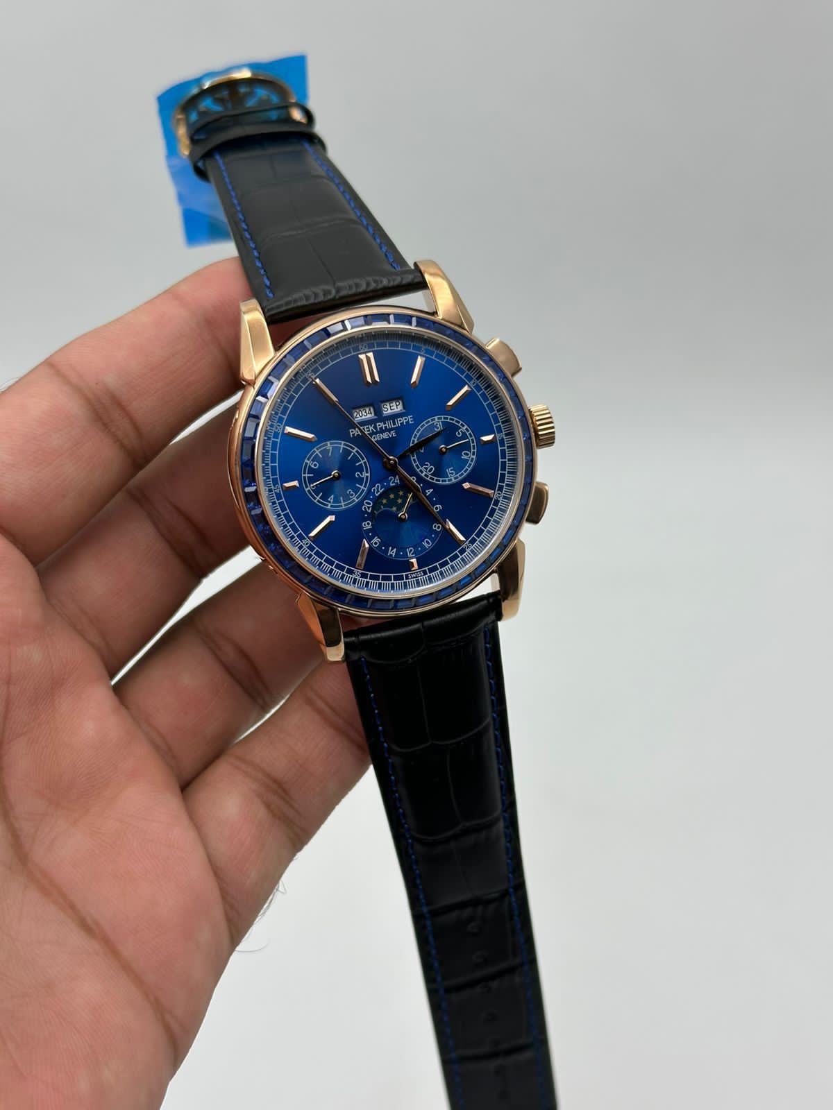 Patek Philippe Master Copy Auto Stone Watch Pakistan