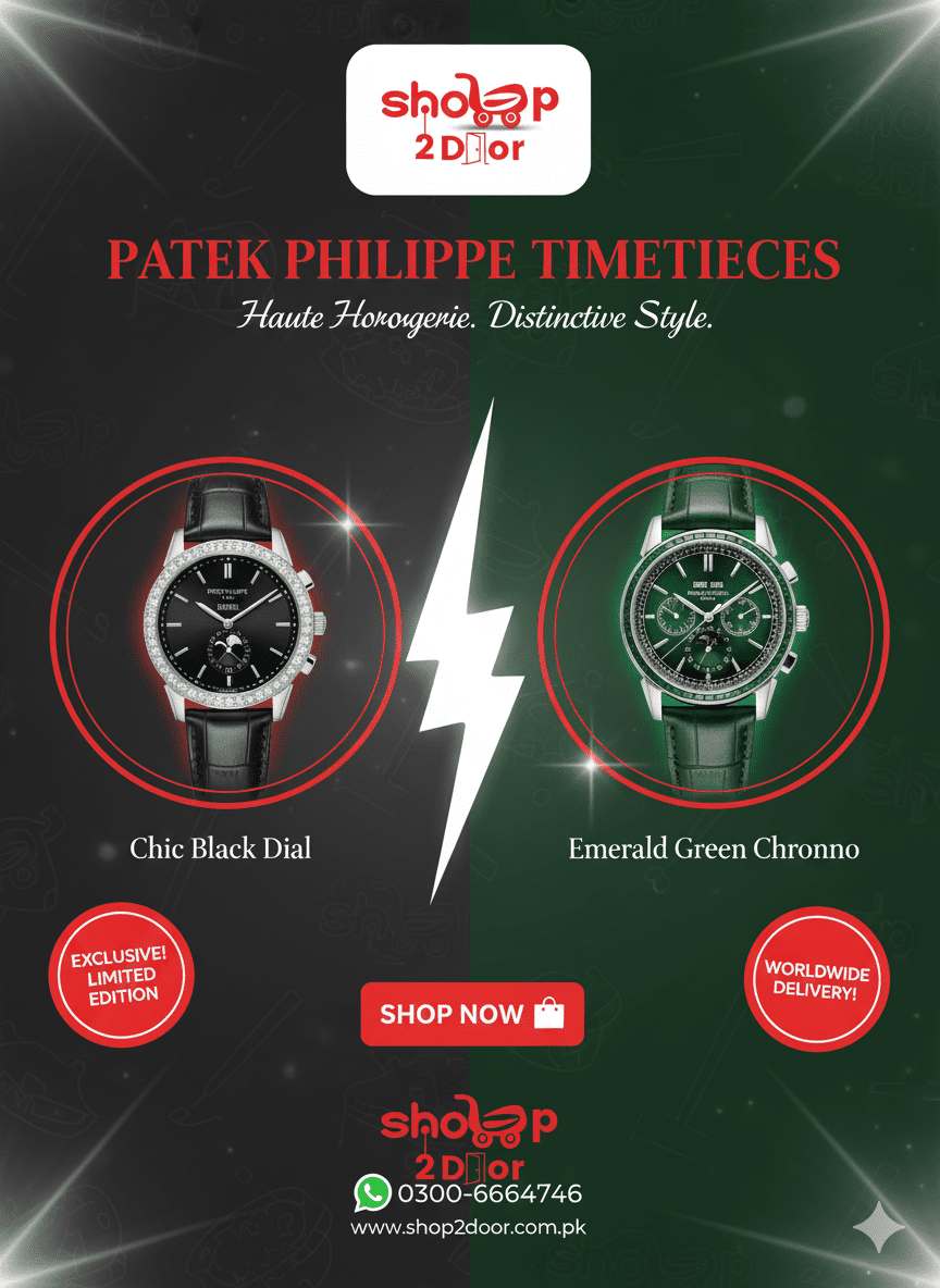 Patek Philippe Master Copy Auto Stone Watch Pakistan
