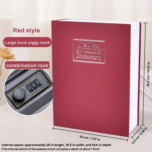 “Dictionary Mini Book Safe Portable Key Lockbox in Pakistan”