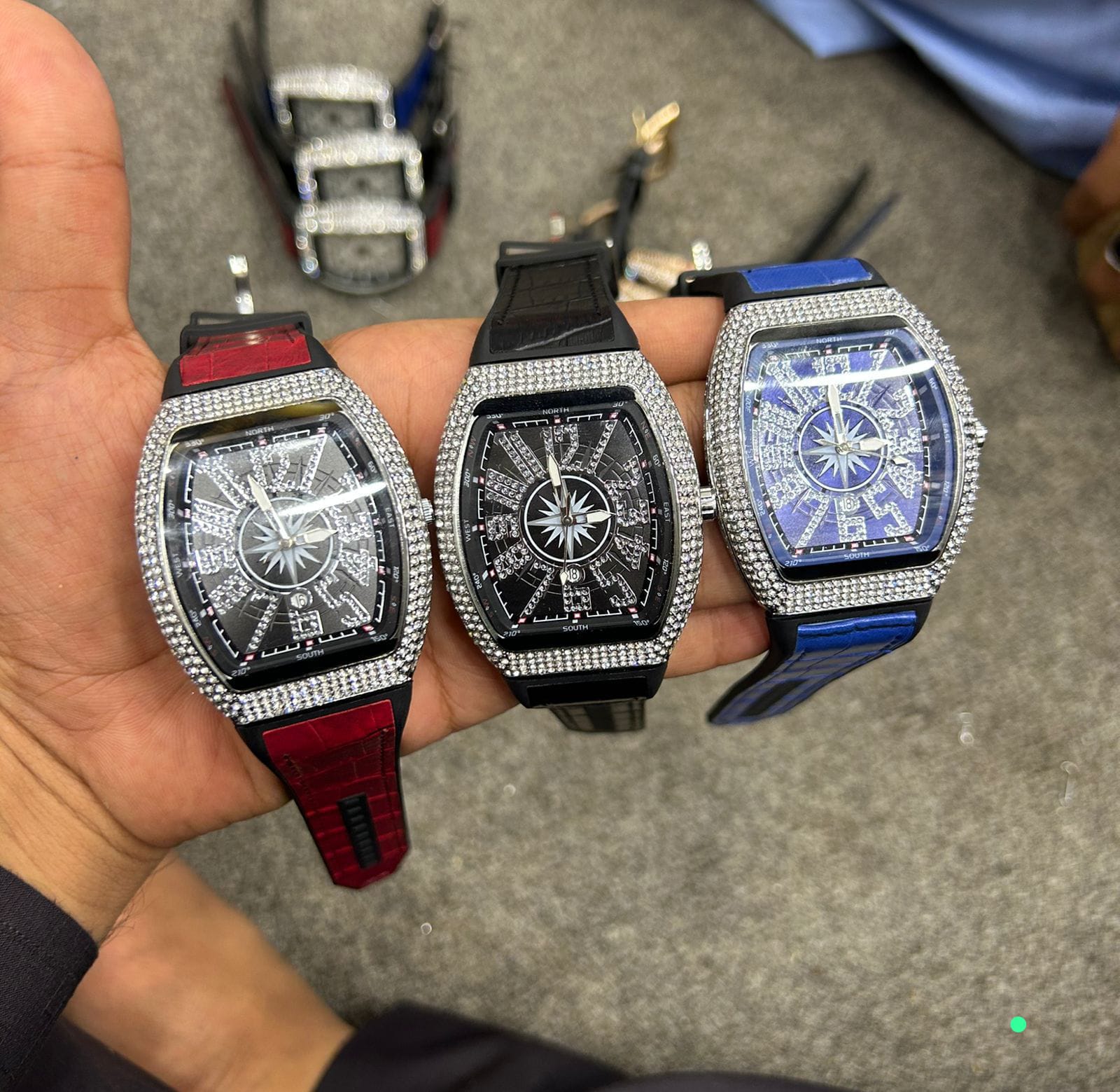 Franck Muller-Inspired Square Diamond Style Watch – For Gents | Master Quality