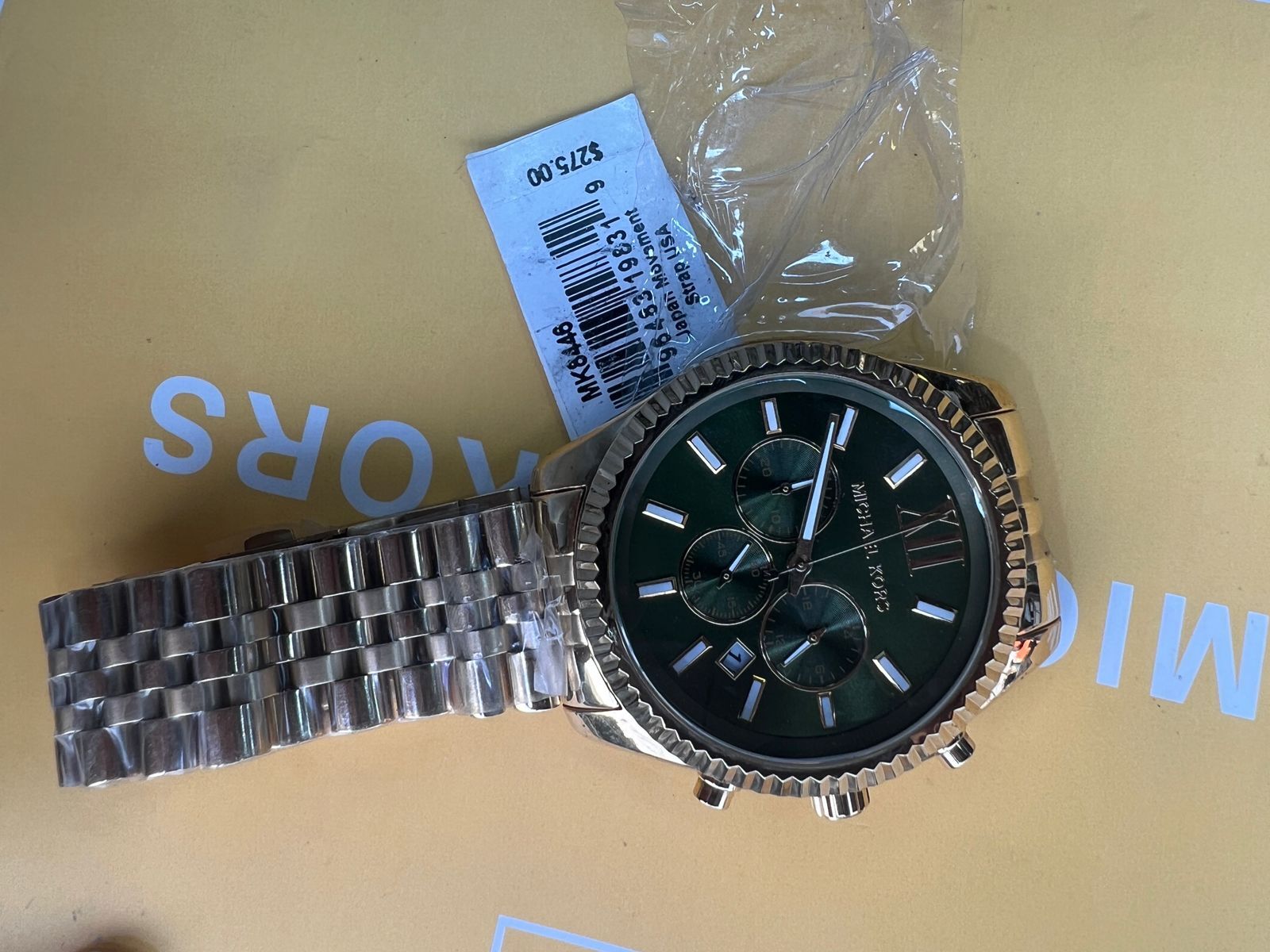 Original Michael Kors gents watch design