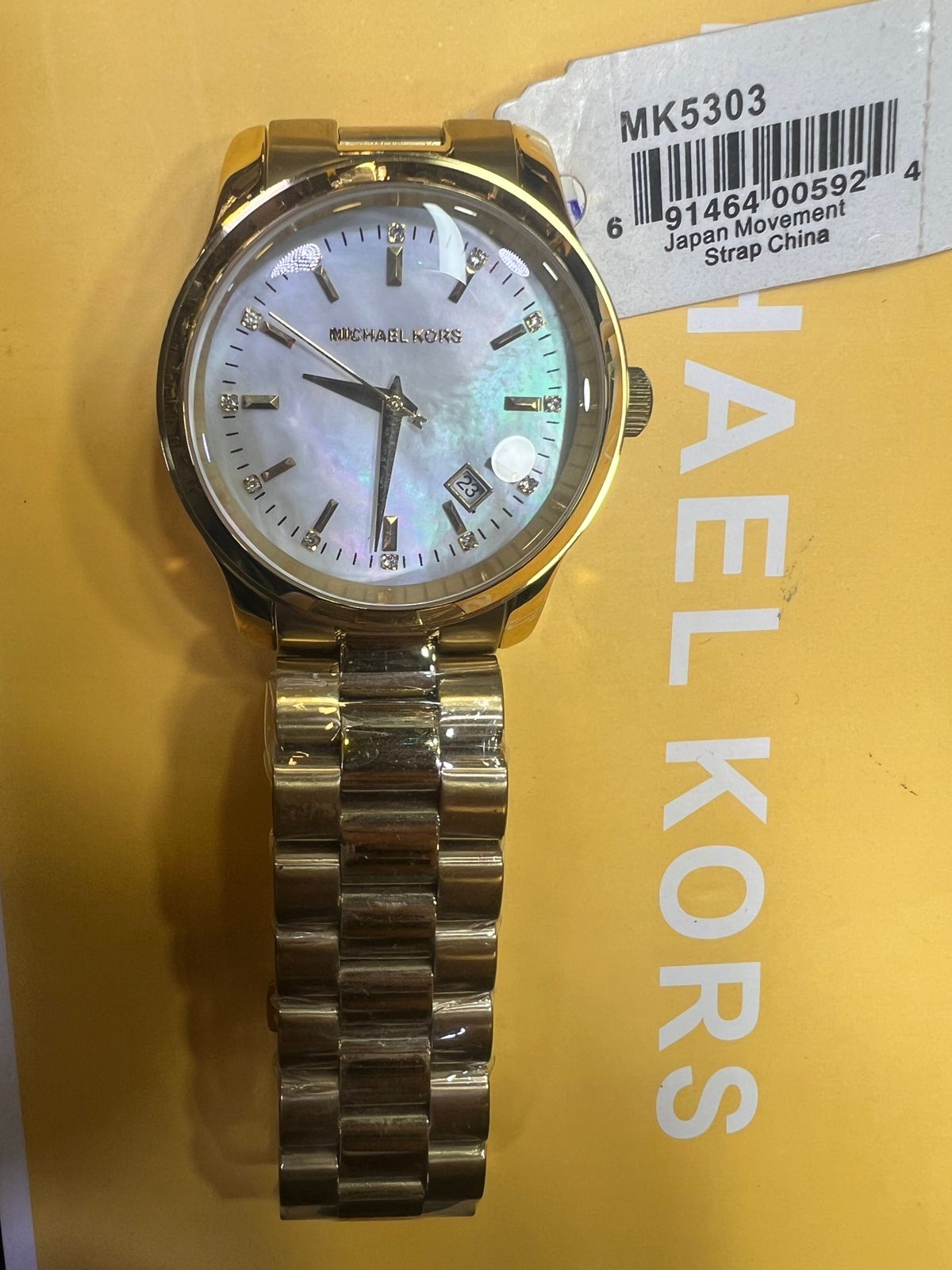 Original Michael Kors gents watch design